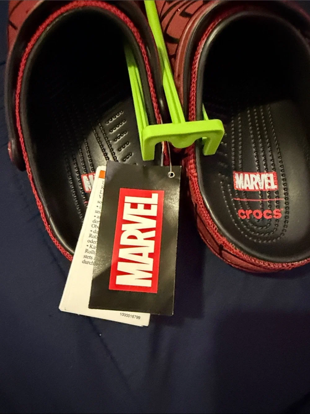 Marvel Kids Red Spider-Man Slip-On Clogs